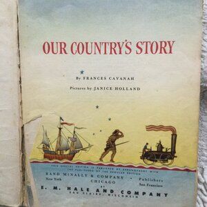 Vintage American History Textbook